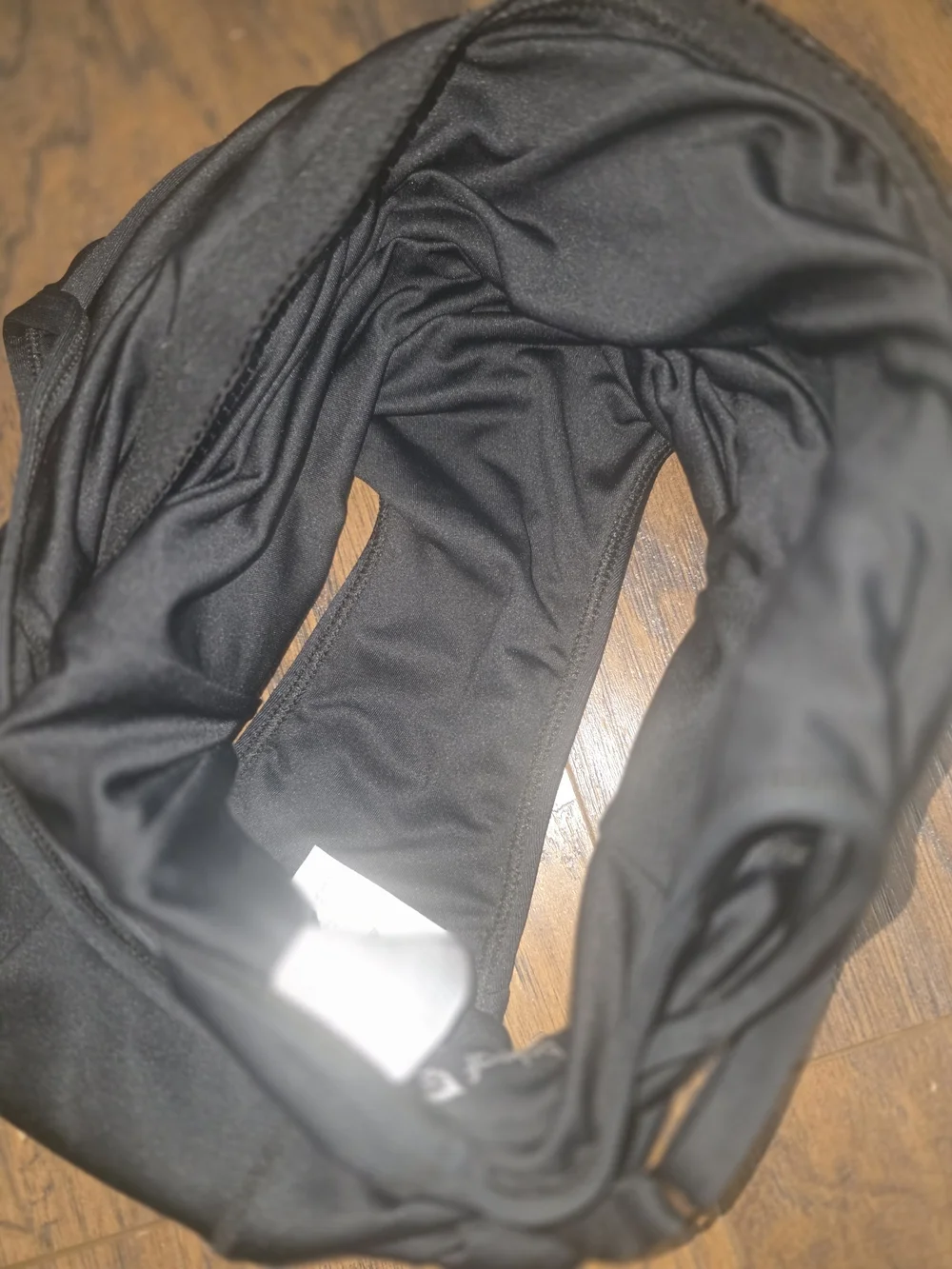 Baleaf Black One-Piece Swim Suit with Thin Straps